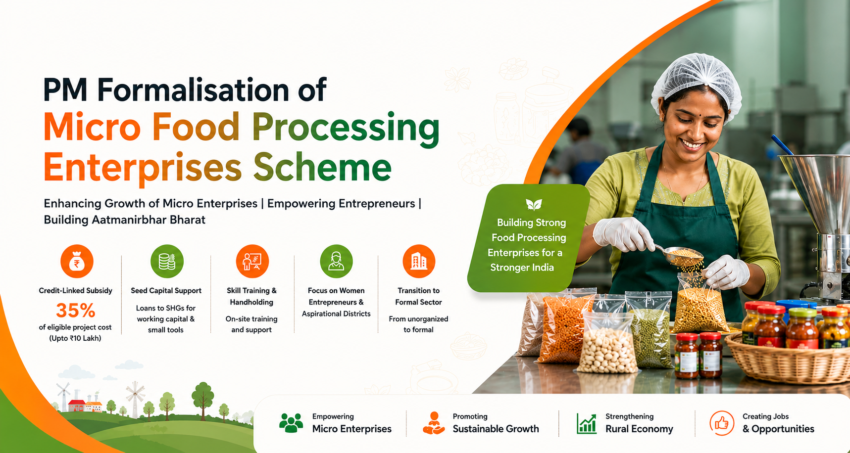 PM Formalisation of Micro Food Processing Enterprises Scheme