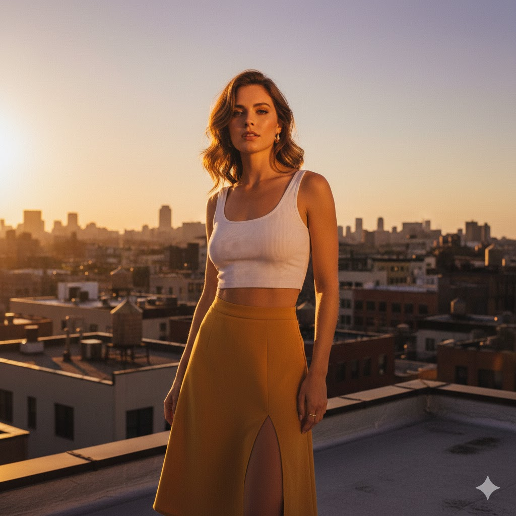 Golden Retro Rooftop