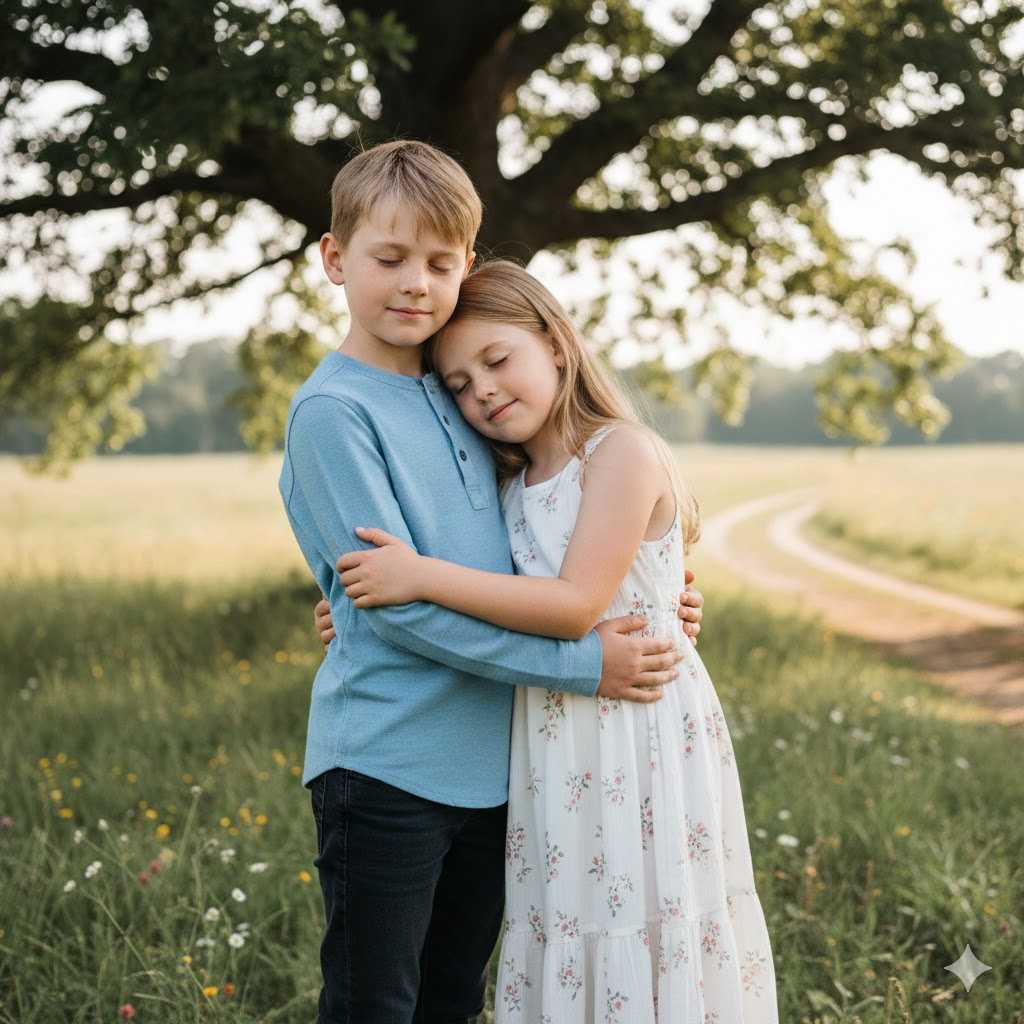  Hug Day Side-Hug Portrait Prompt