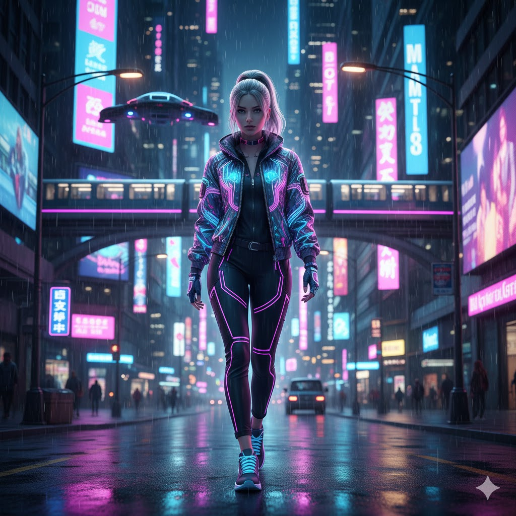Neon Night City Vision