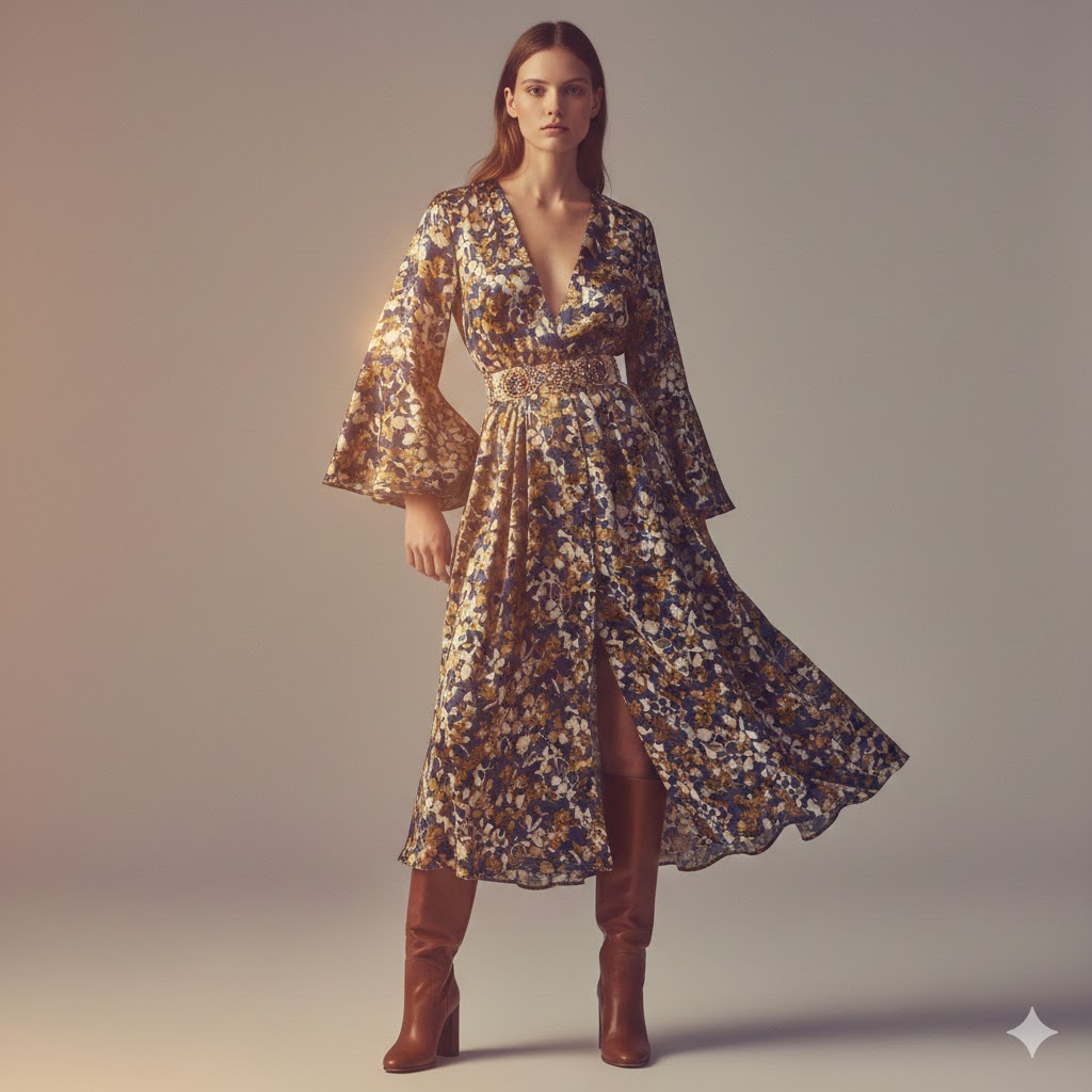 Dreamy Cinematic Outfit Swap – Luxury Ethnic Style
