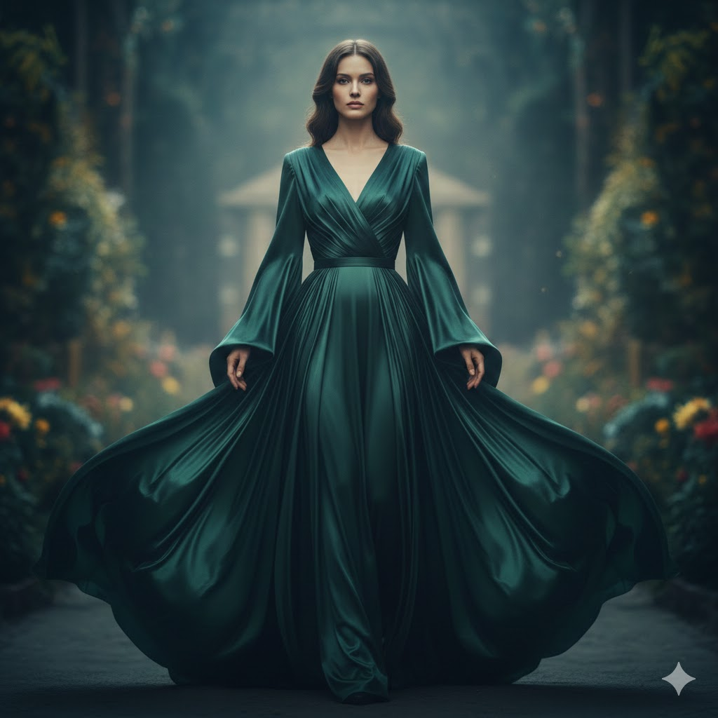 Dreamy Cinematic Outfit Transfer – High-Fashion Desi Look