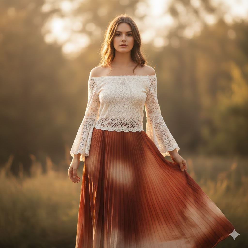 Cinematic Outfit Swap – Desi-Core Portrait Mode