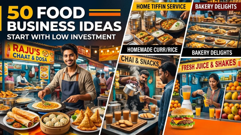 Top 50 Low Investment Food Business Ideas in India