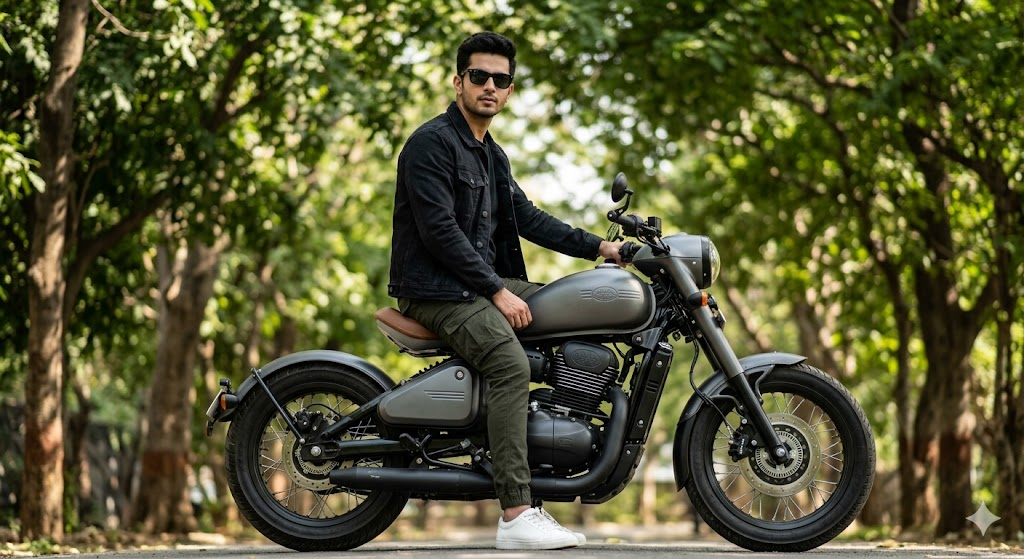 Stylish Jawa Bobber Look